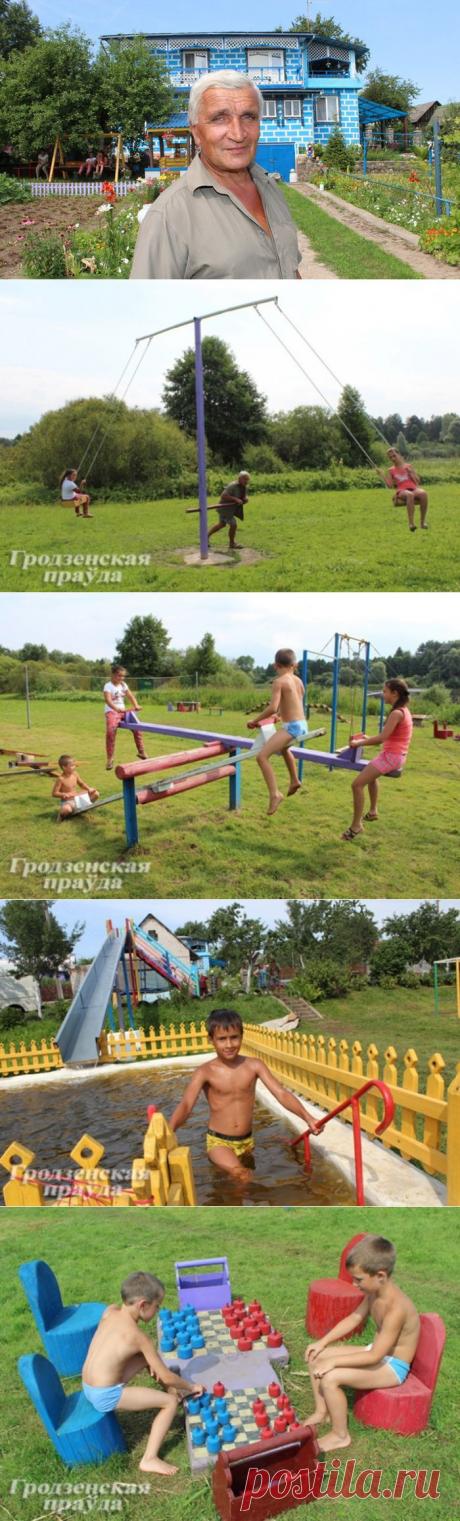 (+1) тема - Взял и построил! Аквапарк от белорусского пенсионера | МАСТЕРА