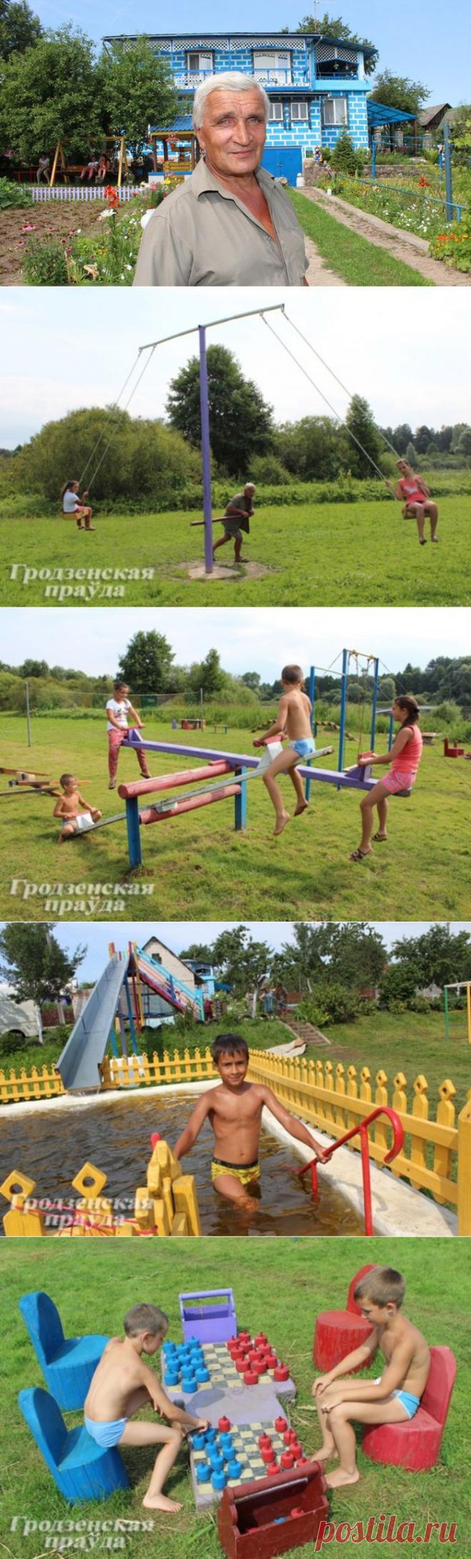 (+1) тема - Взял и построил! Аквапарк от белорусского пенсионера | МАСТЕРА