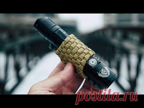 Кобура для фонарика из паракорда своими руками