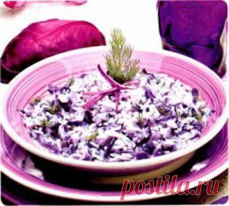 Салат из красной капусты