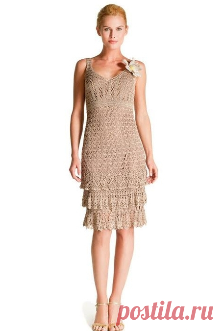 Irish crochet &: DRESS