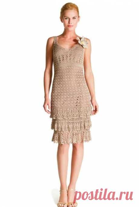 Irish crochet &: DRESS