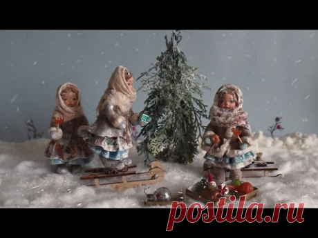 DIY Ватная игрушка своими руками