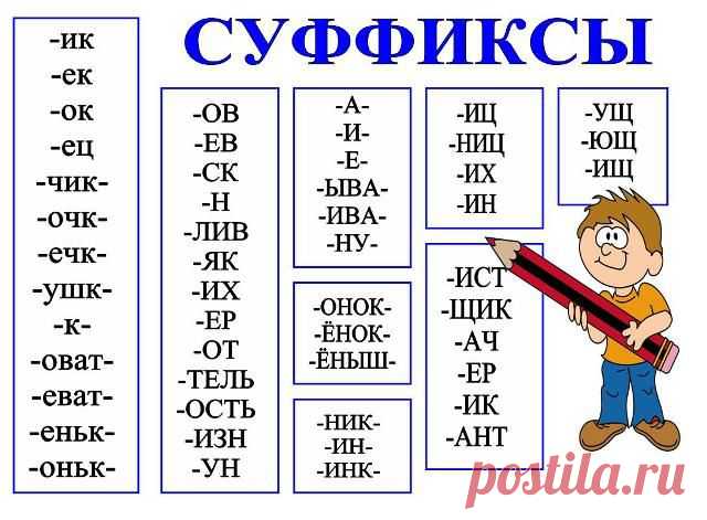 суффиксы