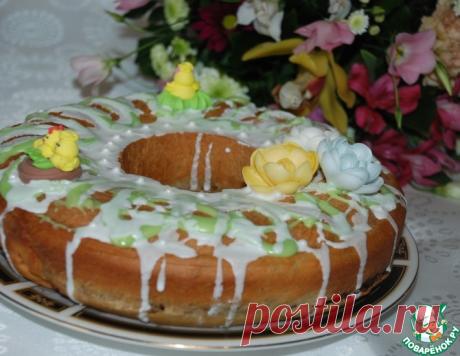 Ореховый кулич-кольцо – кулинарный рецепт