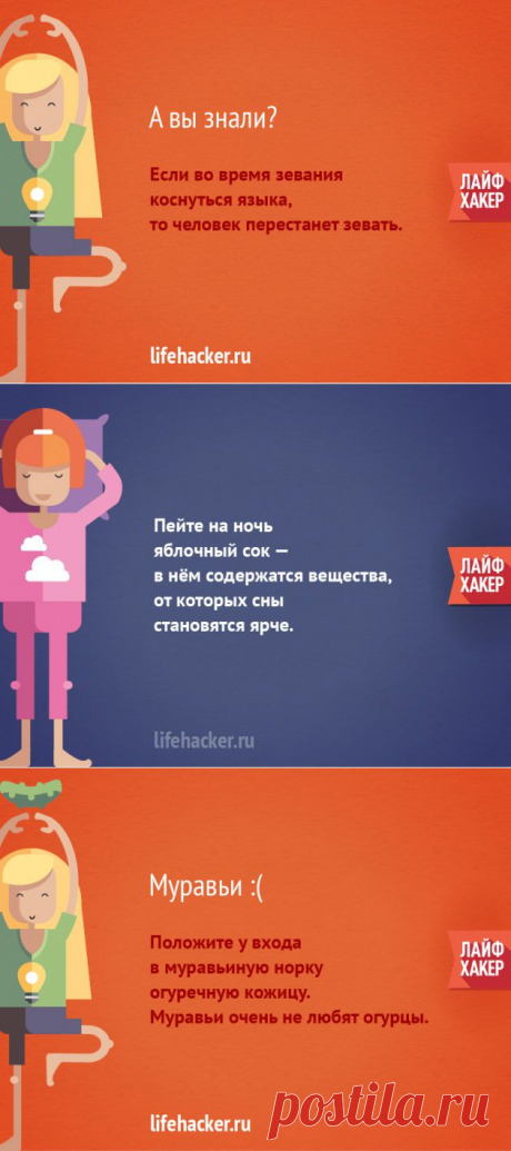 26 полезных советов в картинках - Делимся советами
