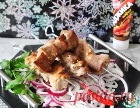 Свинина, маринованная с аджикой – кулинарный рецепт