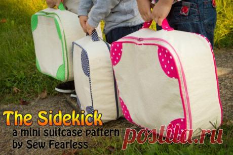Как сшить своими руками ЧЕМОДАН. Мастер-класс