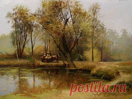 Реалистичные сцены бытовой жизни украинцев прошлого от Юрия Журки