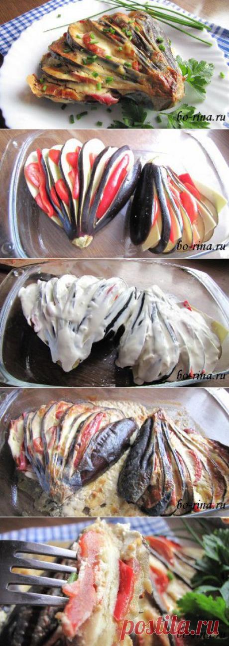 Закуска из баклажан «Жар-Птица» или «Веер» | Вкусно и красиво!