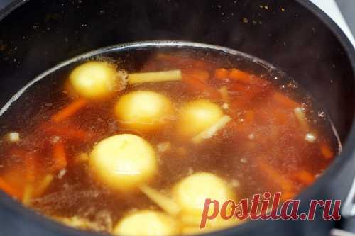 Суп с клецками из манки, суп с клецками, суп с клецками рецепт, суп с галушками, как готовить суп с клецками