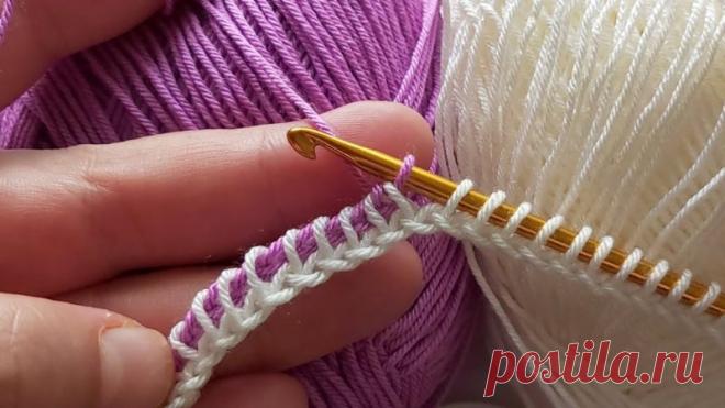 Несколько необычная техника: получаются очень красивые и плотные изделия, хорошо держащие форму