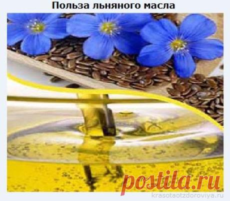 Польза льняного масла | Красота от Здоровья