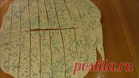 Чесночный хлеб к шашлыку