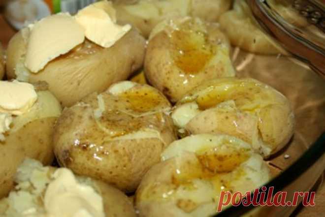Картофель в кожуре, запеченный в духовке