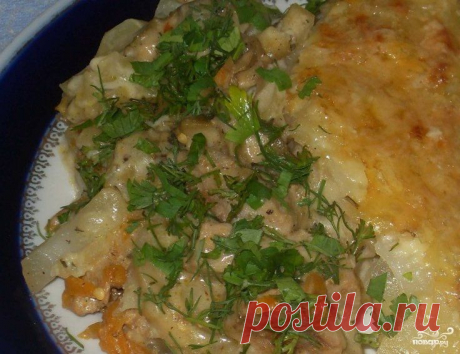 Жаркое из белых грибов - пошаговый кулинарный рецепт на Повар.ру