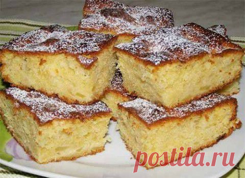 Пирог для лентяек или занятых хозяюшек | Домашняя кулинария