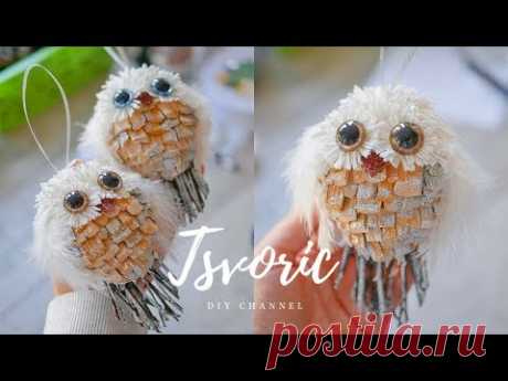 НОВОГОДНИЕ ёлочные игрушки // DIY TSVORIC