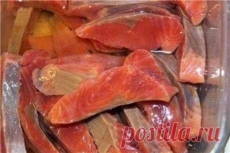 ✓ Вкусняшки! - Recept-dnja.blogspot.com: Нежная малосоленая горбуша