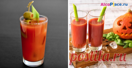 🍸 Кровавая Мэри (Bloody Mary) — рецепт коктейля из водки и томатного сока