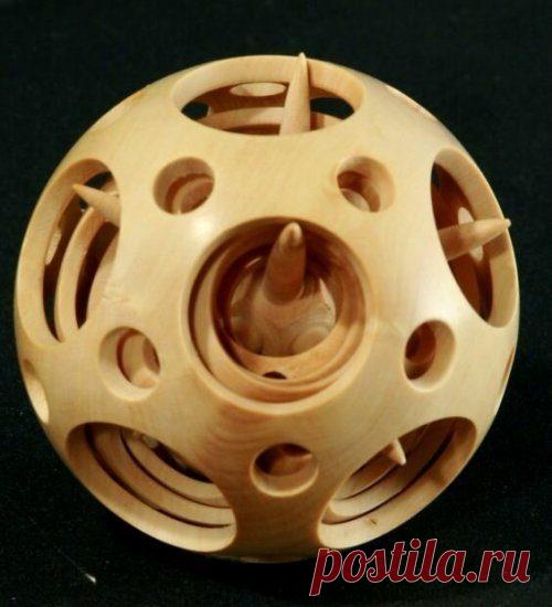 Шедевры, вырезанные из цельного куска дерева