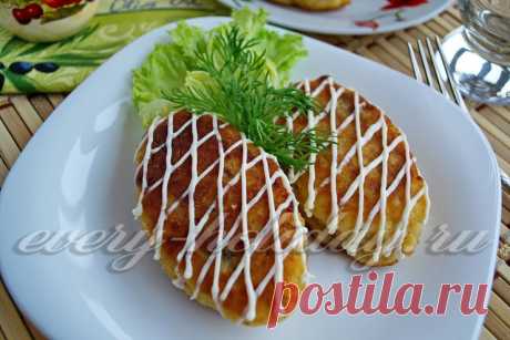 Картофельные зразы с грибами: пошаговый рецепт с фото