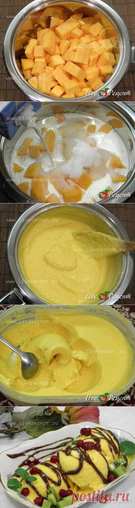 Тыквенное мороженое