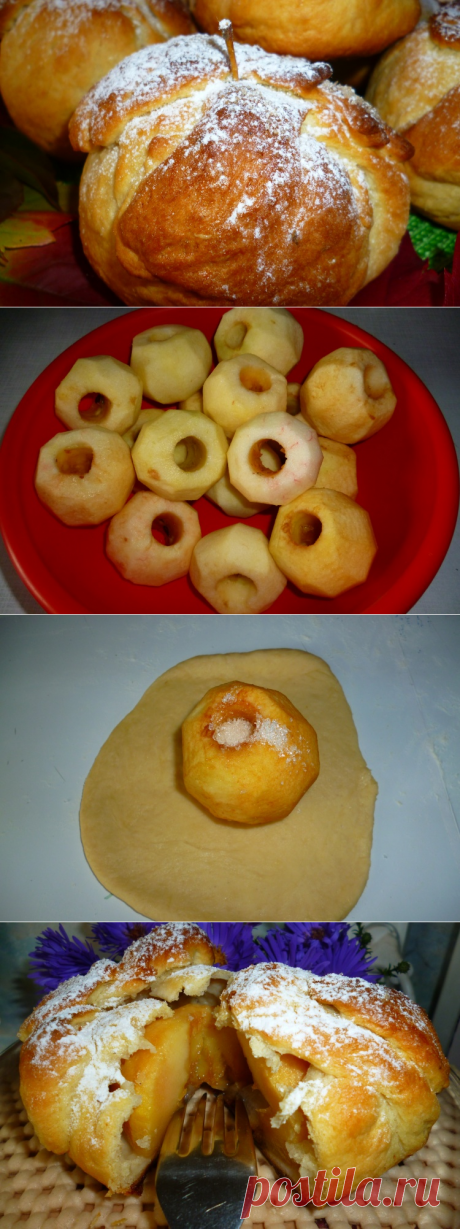 Яблоки в узелках - Простые рецепты Овкусе.ру