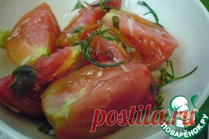 Маринованные помидоры холодным способом - кулинарный рецепт