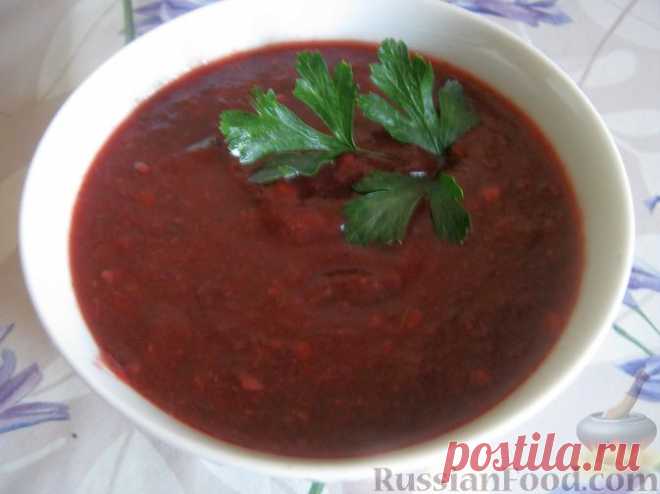 Рецепт: Соус из клюквы на RussianFood.com