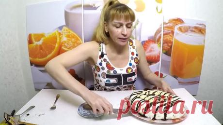 Банановый торт без выпечки просто быстро и очень вкусно