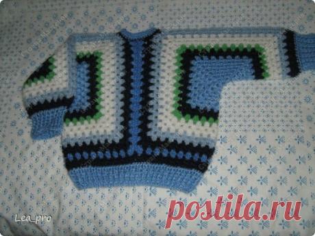 кофточка из шестиугольника..штанишки из восьмиугольника