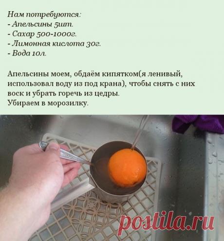 Рецепт апельсинового десерта