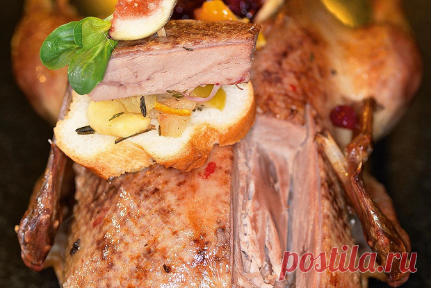 Утка с пряными фруктами рецепт – Русская кухня: Закуски. «Еда»