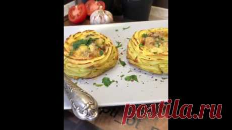 Жульен в картофельных гнёздах 
Как же это вкусно! Бери на заметку, чтобы удивить своих друзей

#ужин@sh.cook