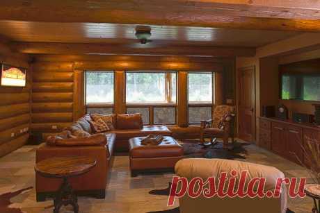 Custom Hybrid Log Homes &amp; Timber-Frame Homes – Photo Gallery by Wisconsin Log Homes - Special Spaces - Wisconsin Log Homes
