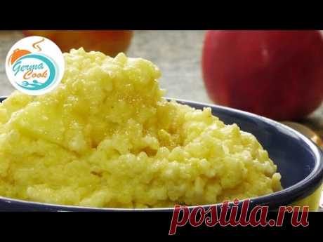 Пшённая каша на молоке с яблоками - готовим с Надеждой