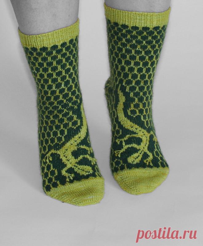 Lizard socks – Eidechsensocken