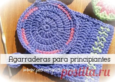 Agarraderas Crochet / Tutorial para principiantes | Crochet y Dos agujas