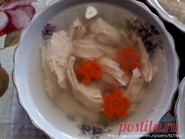 Домашнее прозрачное заливное из курицы - просто и вкусно!!!.