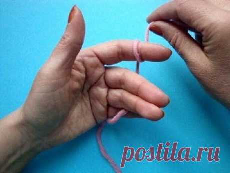 Урок 5 Вязание спицами Knitting lesson for beginners - Cast on Набор петель