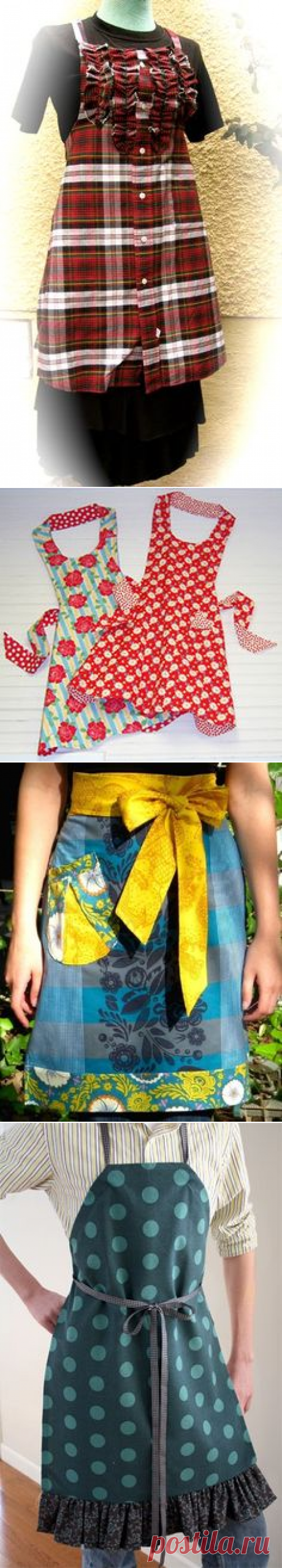 Sewing project idea - cute apron - love this, but different colors!!! | Quilts and sewing