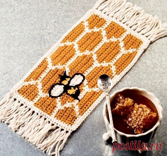 Креативные подставки под горячее крючком со схемами Несколько креативных подставок под горячее со схемами для вязания крючком