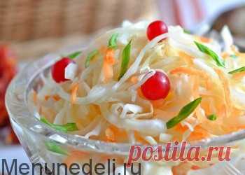 Рецепт квашеной капусты классический с пошаговыми фото / Меню недели