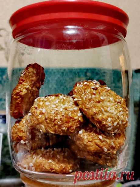 Выпечка для диабетиков: Овсяное печенье с кунжутом | Рецепты для диабетиков | Дзен