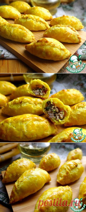Закусочные пирожки с мясом - кулинарный рецепт