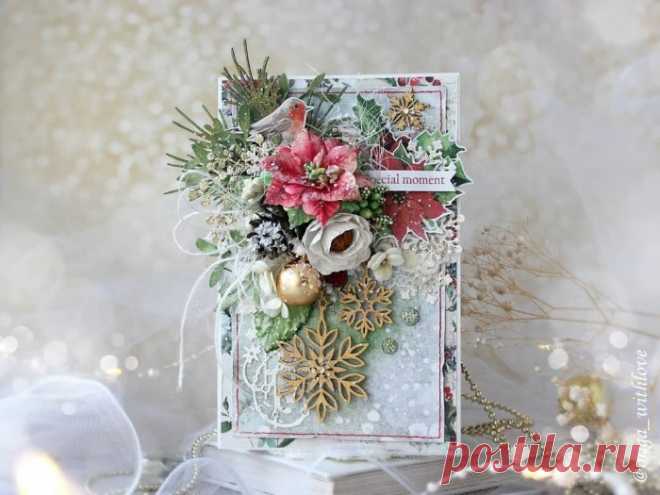 Мастер-класс: как сделать красивую и простую новогоднюю открытку своими руками?