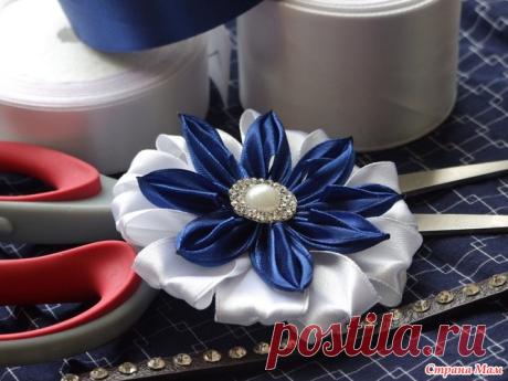 Делаем школьный бант к 1 сентября. Видео мастер-класс канзаши - Канзаши - Страна Мам