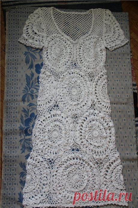 Королева дискотек - платье крючком