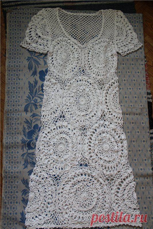 Королева дискотек - платье крючком